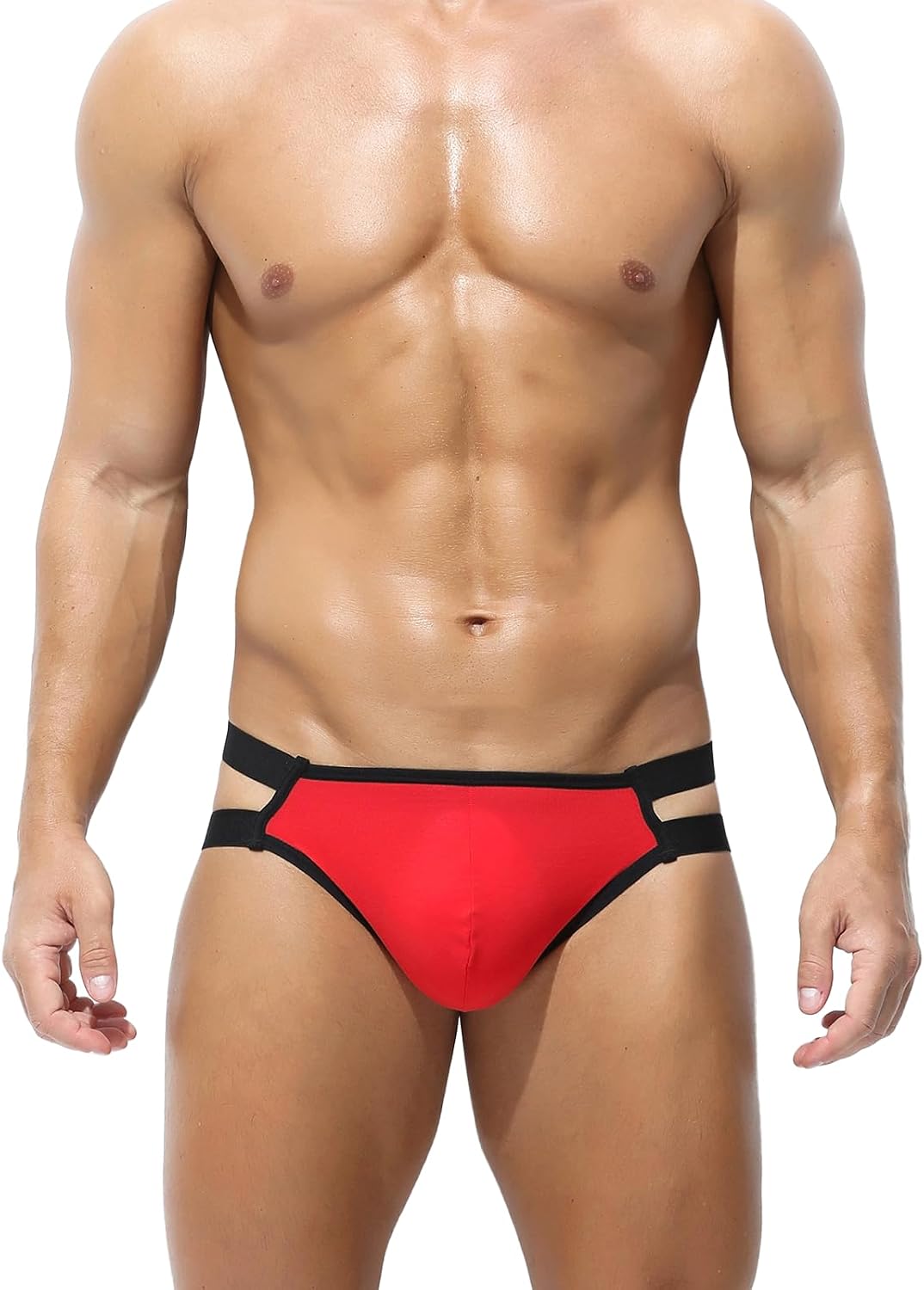 Mens Jockstrap, Soft and Breathable Cotton Pouch Mens Athletic Supporter Jockstrap Underwear
