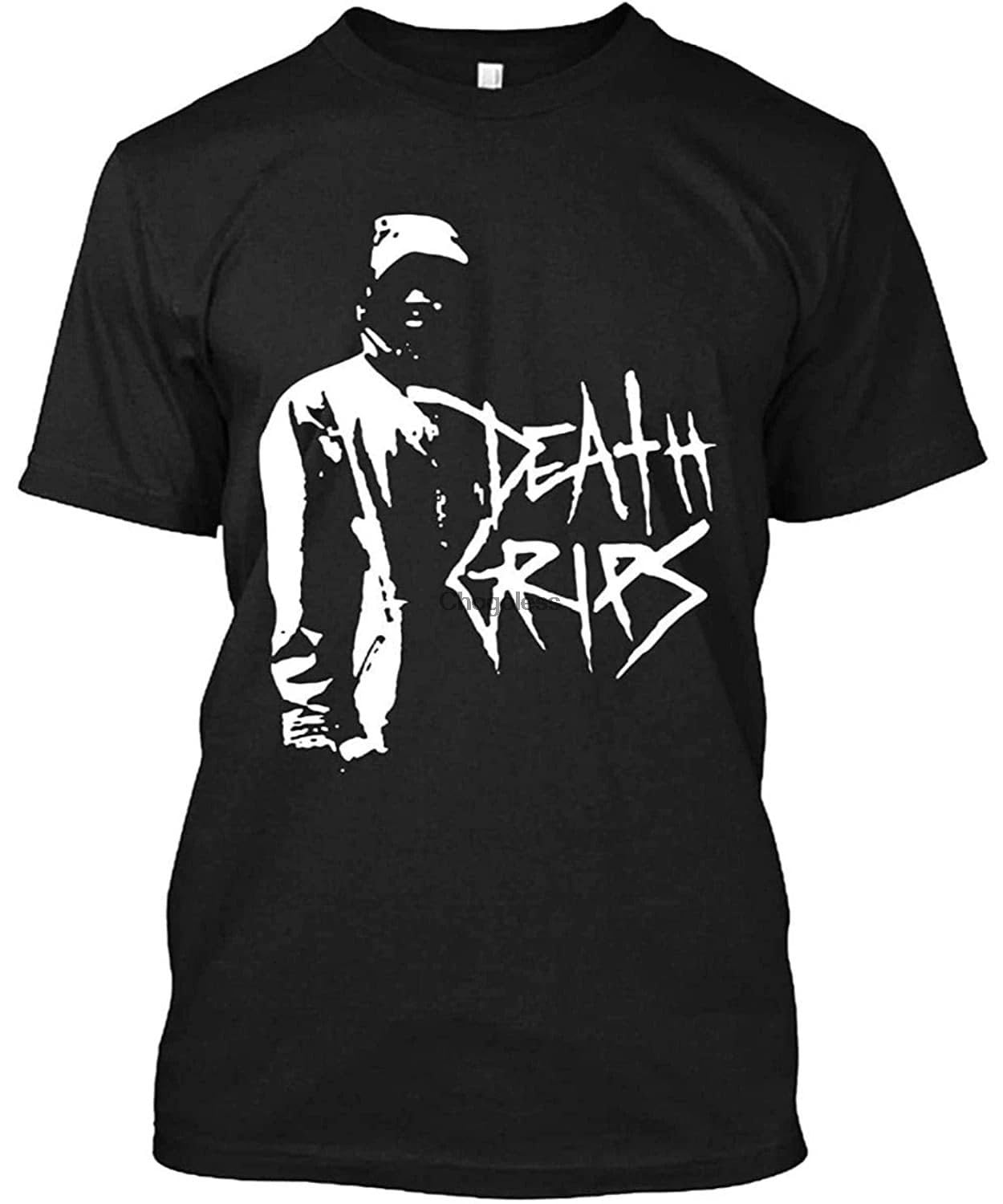 Tieguan Men's Black Nice-Death-Grips-Hip-Hop-Band-Music-T-Shirt-Gift-Tee-For-Man-For-Wo M