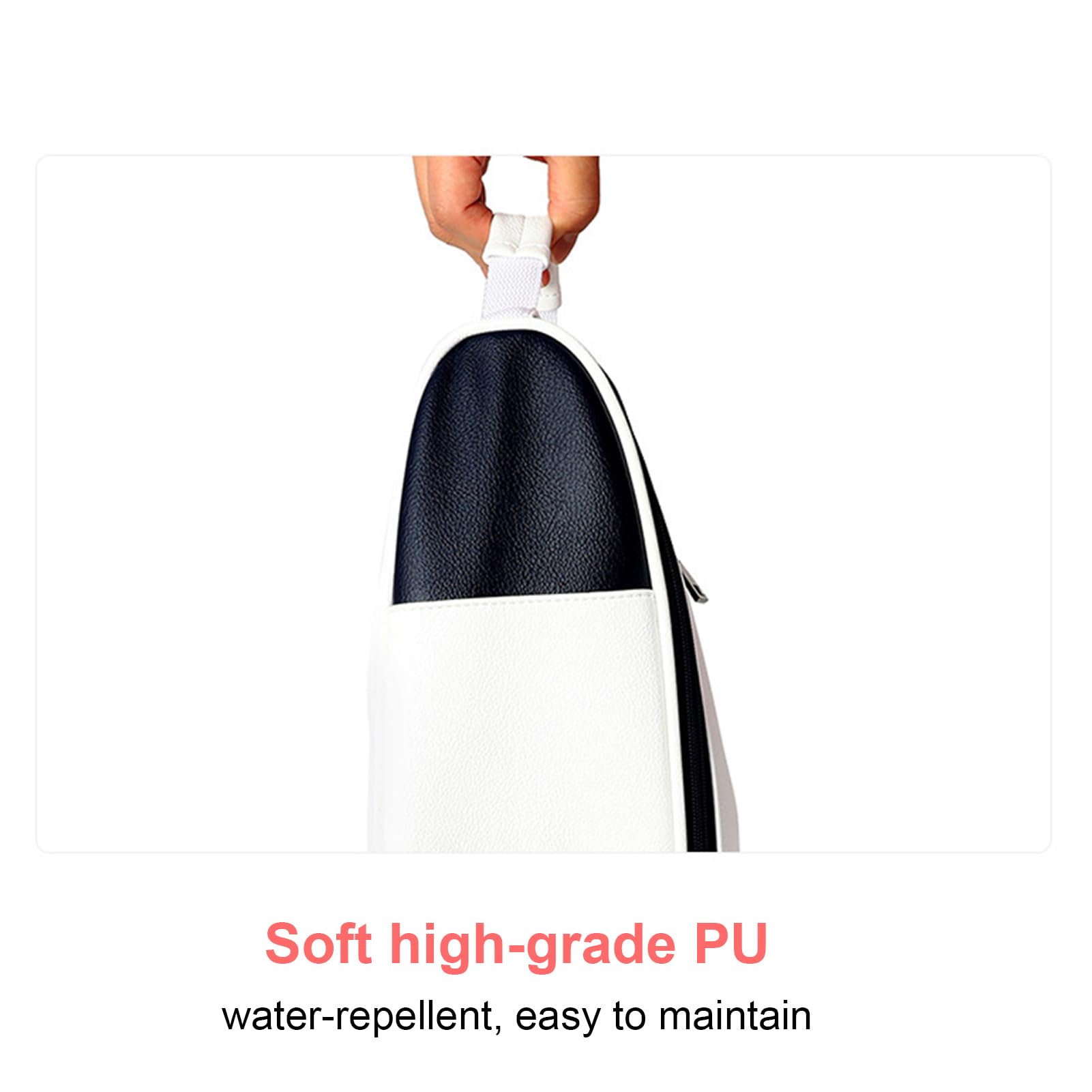Golf-Schuhtasche, Reise-Schuhtaschen, wasserabweisende Reise-Schuhtaschen, schwarz und weiß, Golfschuh-Taschen für Herren/Damen, Outdoor-Reißverschluss-Tragetaschen mit Golf-Zubehör, für Radfahren,