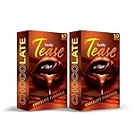 Kindly Tease Ultra Thin Chocolate flavour Condoms for Men, Pack of 20 – Extra Sensitive,0.05 MM Thin For Skin Like Feel, Paraben Free, Safe & Comfortable Protection