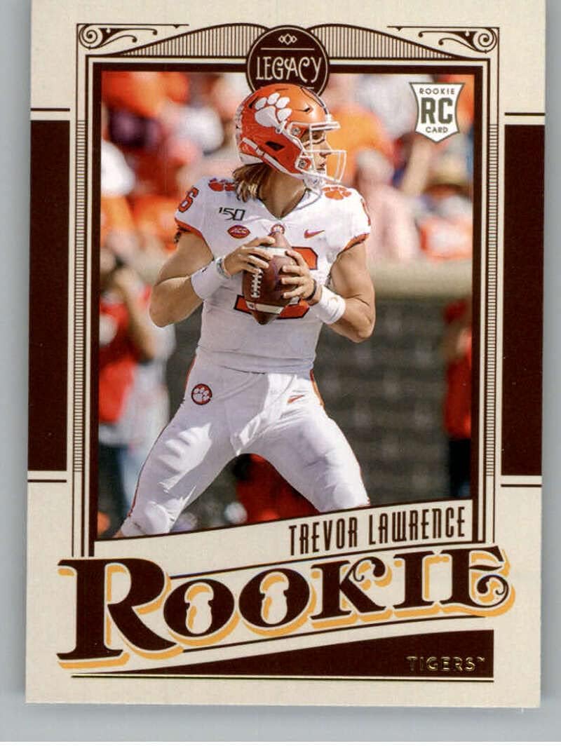 2021 Panini Legacy #141 Trevor Lawrence Clemson Tigers Rookie Football Card
