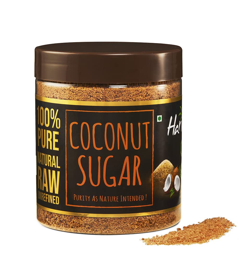 Harin & device Harin Coconut Sugar Unrefined|Pure And Natural Coconut Sugar |Raw Sugar|Unrefined Natural Sweetener,Sugar Alternative|Vegan Raw Sugar For Coffee,Tea&Recipes 250 Gm Jar (B09VC7R9W9) Amazon Price History, Amazon Price Tracker