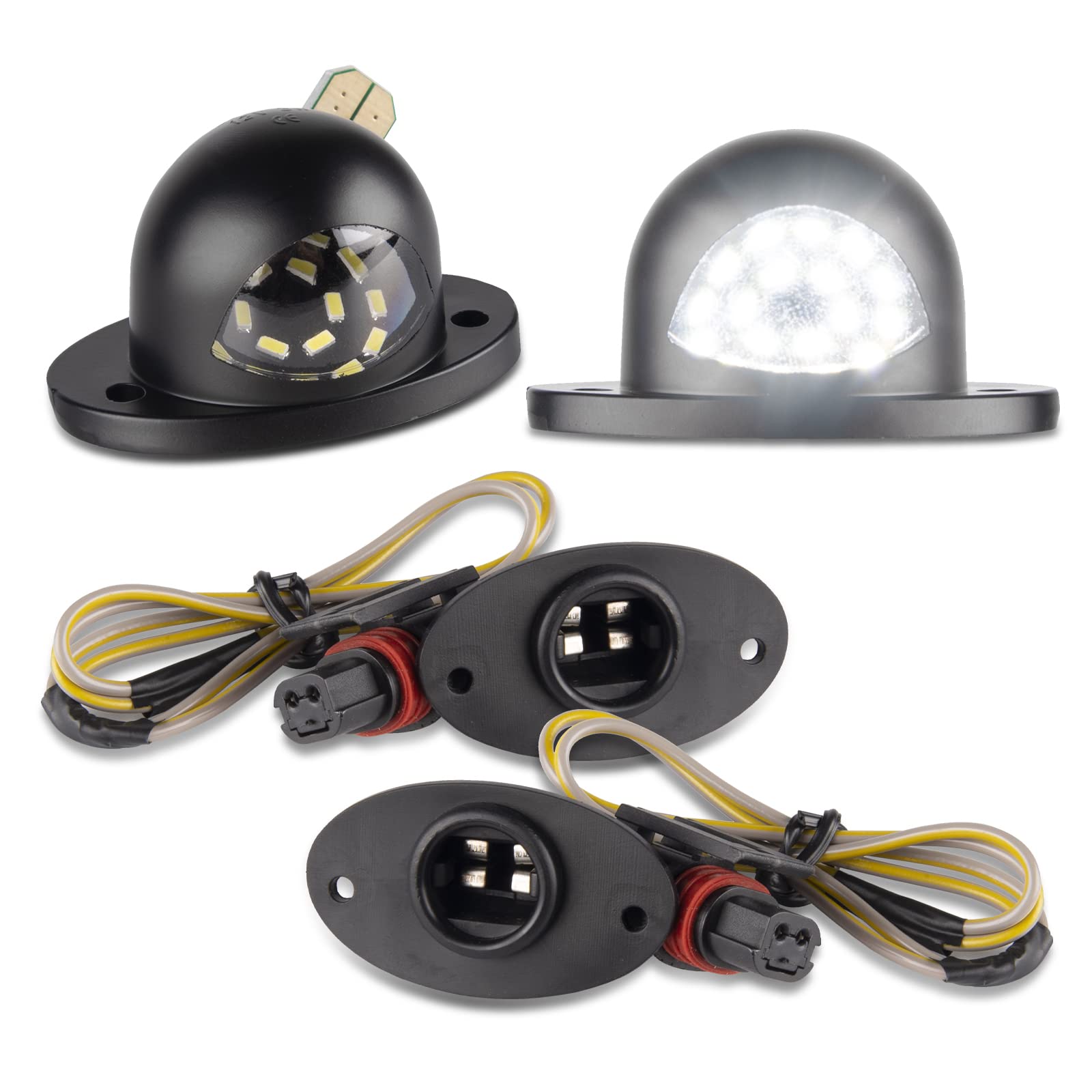 AUXITO LED License Plate Lights For 1994-2001 Dodge RAM 1500 2500 3500 – Pair