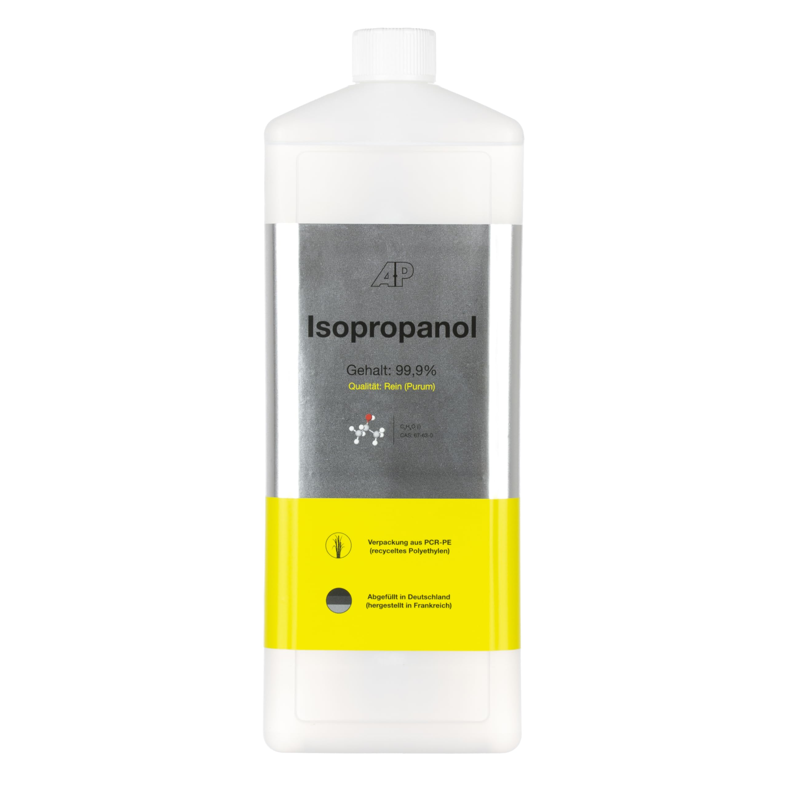 Isopropanol 99,9% – 1 L, Reinheit Purum, Reiniger & Entfetter, Mit Kindersicherem Sprühverschluss, Flasche Aus PCR-PE IPA Reiniger 1 Liter Isopropanol 99,9% – 1 L, Reinheit Purum, Reiniger & Entfetter, Mit Kindersicherem Sprühverschluss, Flasche Aus PCR-PE IPA Reiniger 1 Liter