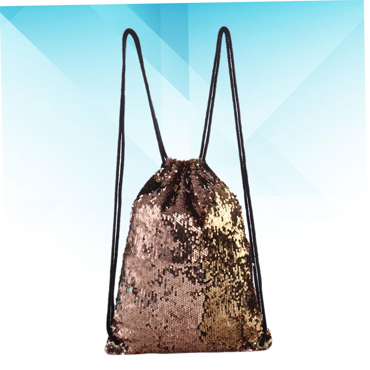 SOIMISS 3 Piezas Bolsa De Deporte Bolsa De Baile Mochila De Viaje Bolsa De Playa Aire Mochila Con Brillo Bolso Con Cordón De Lentejuelas