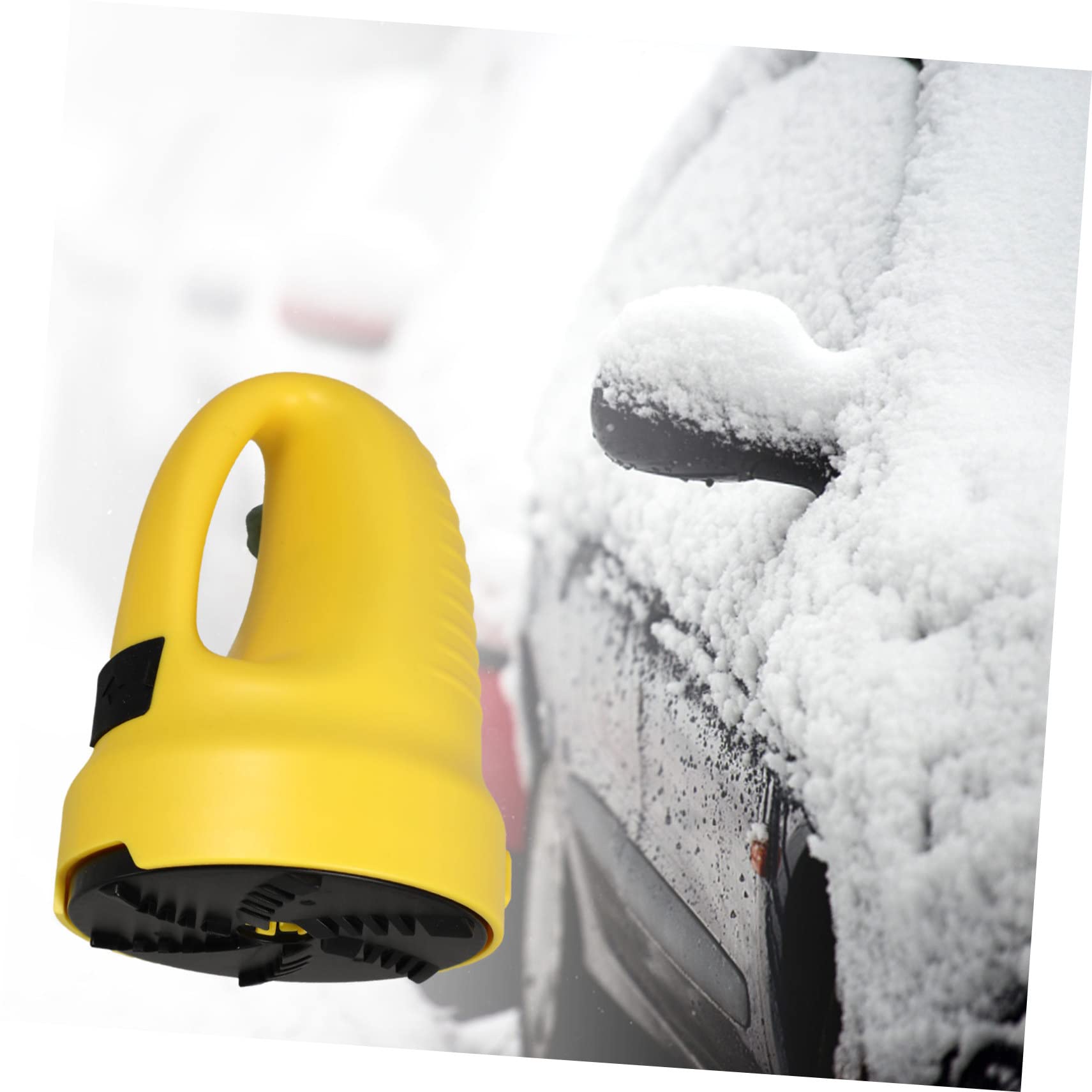 Alipis Strumento Neve e Rimozione Ghiaccio Multifunzione dal Parabrezza per Raschietto in ABS Portatile Efficiente Invernale Auto per Uso