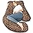 Chilling Home Pregnancy Pillow, U Shaped Pregnancy Pillows for Sleeping Full Body Pillow Maternity Pillow for Pregnant Women 58 inch, Pregnant Women Must Have with Removable Cover, Leopard Print