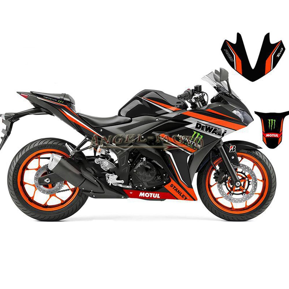 Amazon | Angel-moto バイク外装パーツ 対応車体 YZF R3 R25