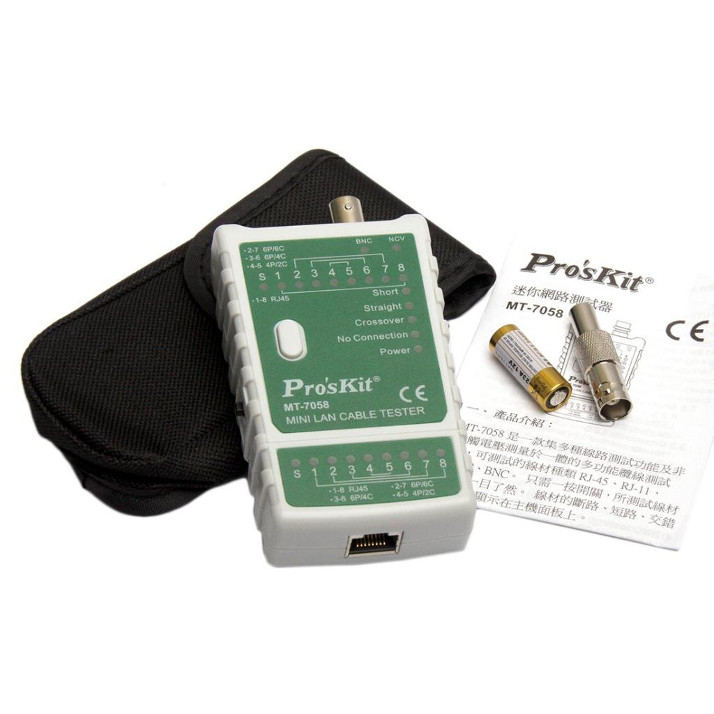 Eclipse Tools MT-7058 Pro'sKit Mini LAN Cable Tester