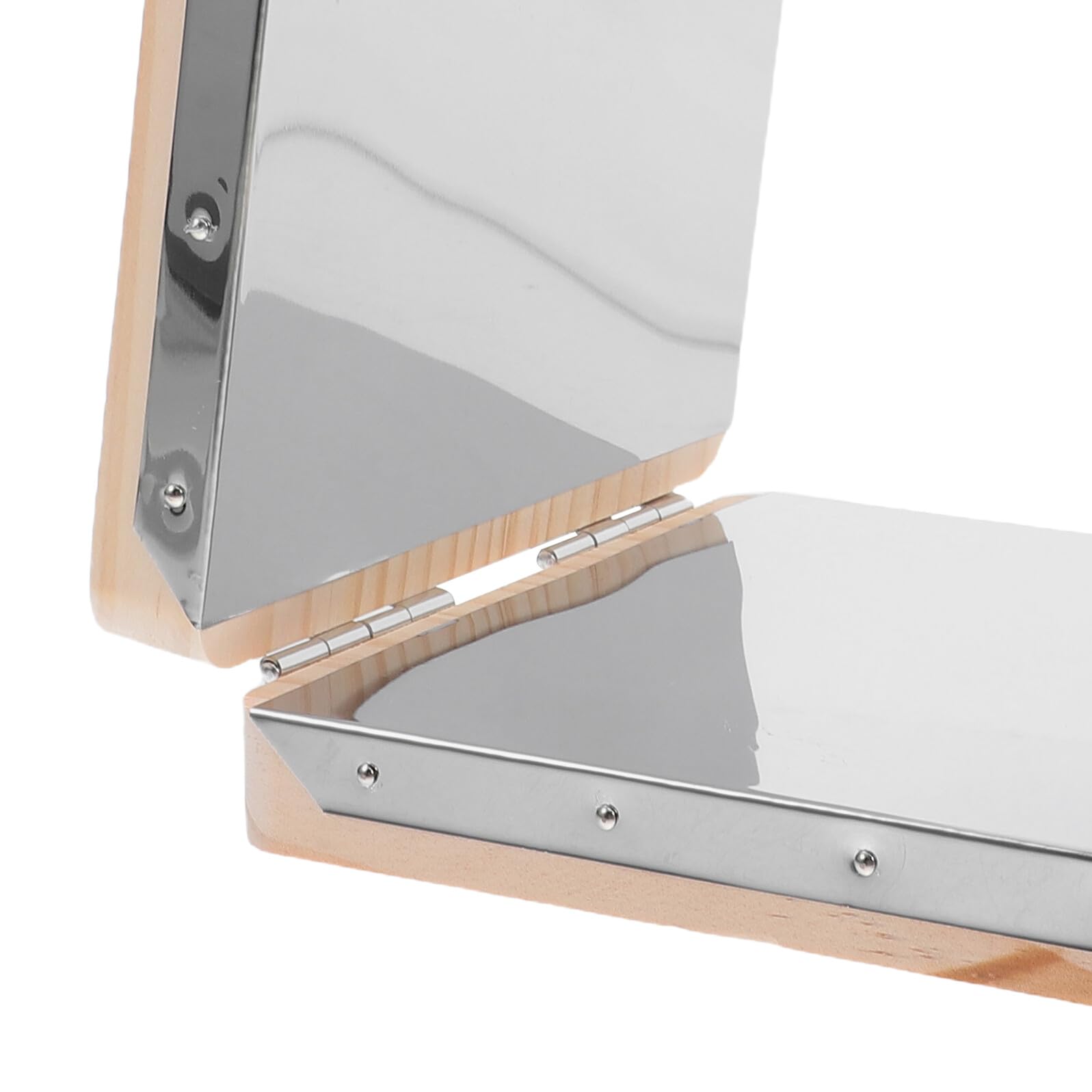 Housoutil Molde de Madera para Masa de Dumplings Prensa de Acero Inoxidable Herramienta Práctica para Prensar Masa Uniforme Adecuado para Repostería y Cocina Casera