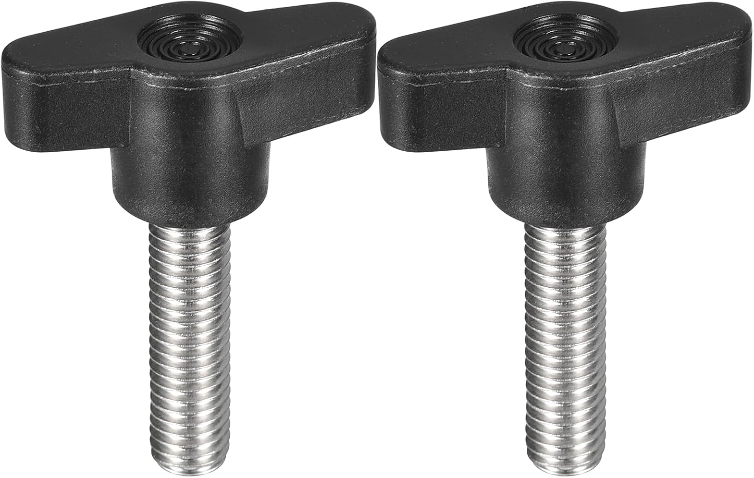 2Pcs Clamping Screw Knob, M8 x 30mm Metric 304 Stainless Steel T Shaped Thumb Screws Handle for Quick Remove Hand Tightening Knob Replacement
