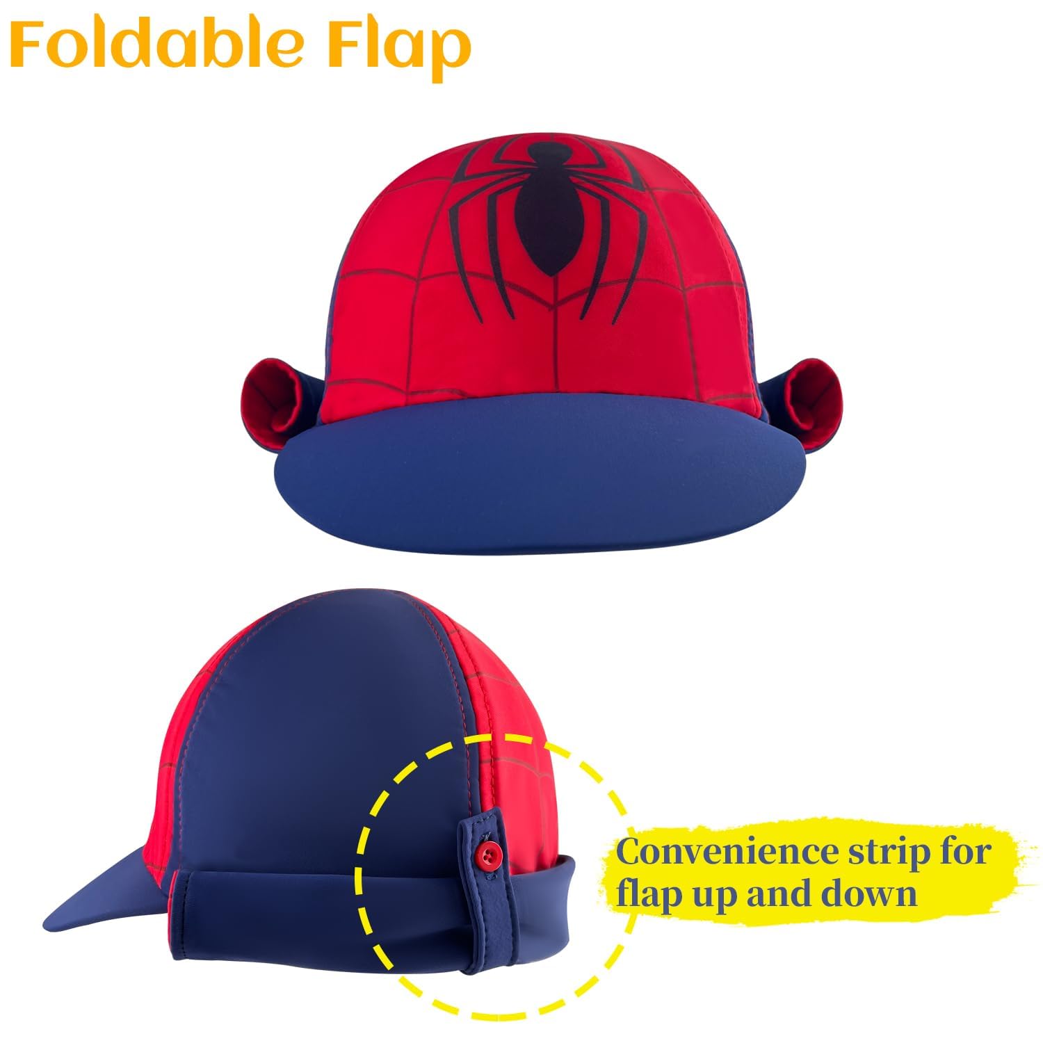 Gifts Treat Kids Summer Sun Hat, UPF 50+ Sun Protection Legionnaire Cap for 3-15 Years Old Girls and Boys - 5