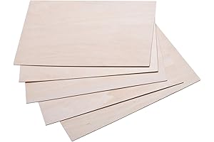 Basswood Sheets 1/16 x 12 x 8 Inch for Cricut