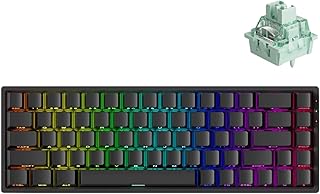 MonsGeek(モンスギーク) FUN68 HE 0.005mm ラピッドトリガー 65%英語配列 有線モデル 磁気スイッチ Akko Glare Magnetic Switch テンキーレス ホットスワップ サイドプリント ダブルショットPBT 8Kポーリングレート 16Kスキャンレート SnapKey (SOCD)対応 ARGB対応 高コスパ ゲーミングキーボード ブラック【国内正規品】