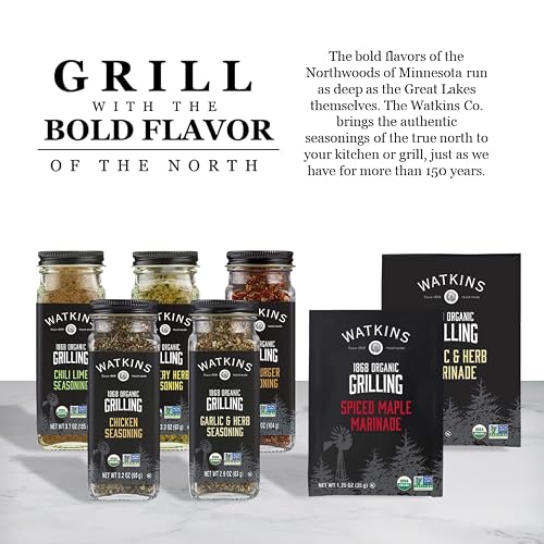 Watkins Organic Grilling Sweet And Savory Rub, Non-Gmo, Kosher, 3.6 Oz, 1-Pack #TOP3