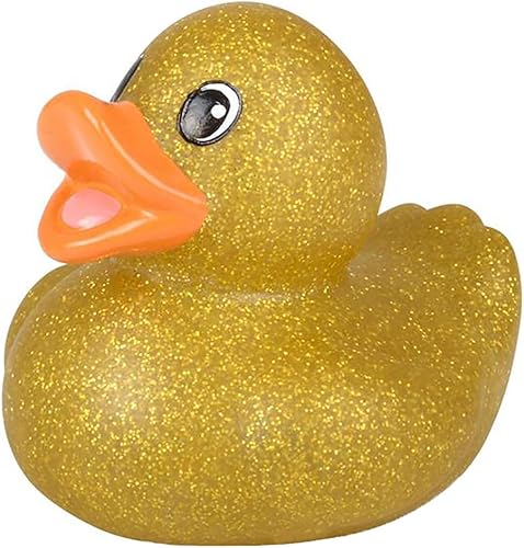 Miniatura 5 de Surtido de patos de goma con purpurina para niños, regalos de cumpleaños de baño, baby showers, verano, playa y piscina, 2 pulgadas (paquete de 100)