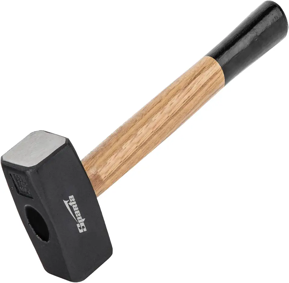 Sparta Marreta Quadrada Aço Forjado 1500 G Cabo Em Madeira//Sparta