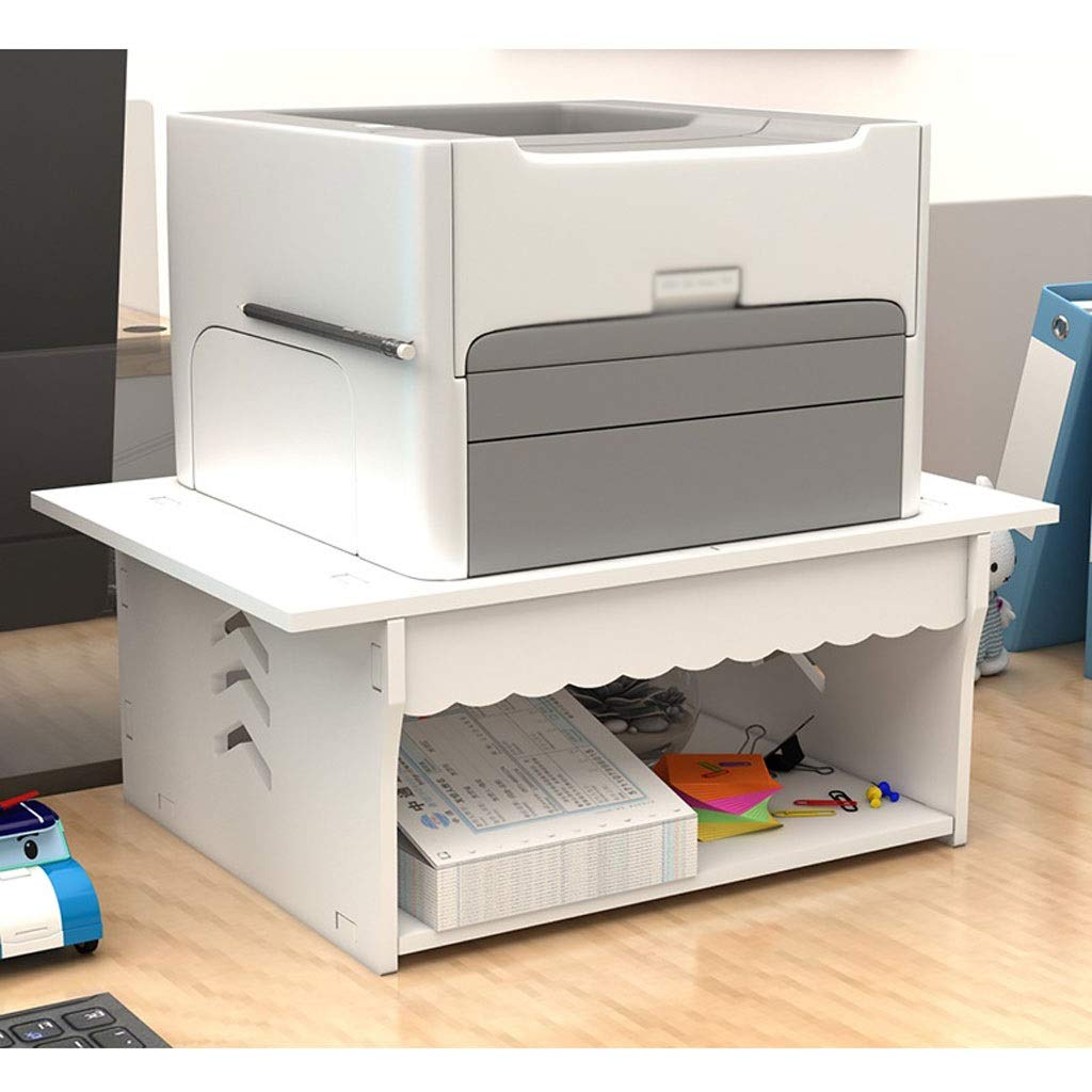 druckerständer Desktop-Drucker-Stand-Multi-Layer-Fax-Maschinenständer, verwendet für Büro-Schlafzimmer-Dokument-Rack-Scanner-Regalgröße: 36 × 30 × 27cm druckerschrank