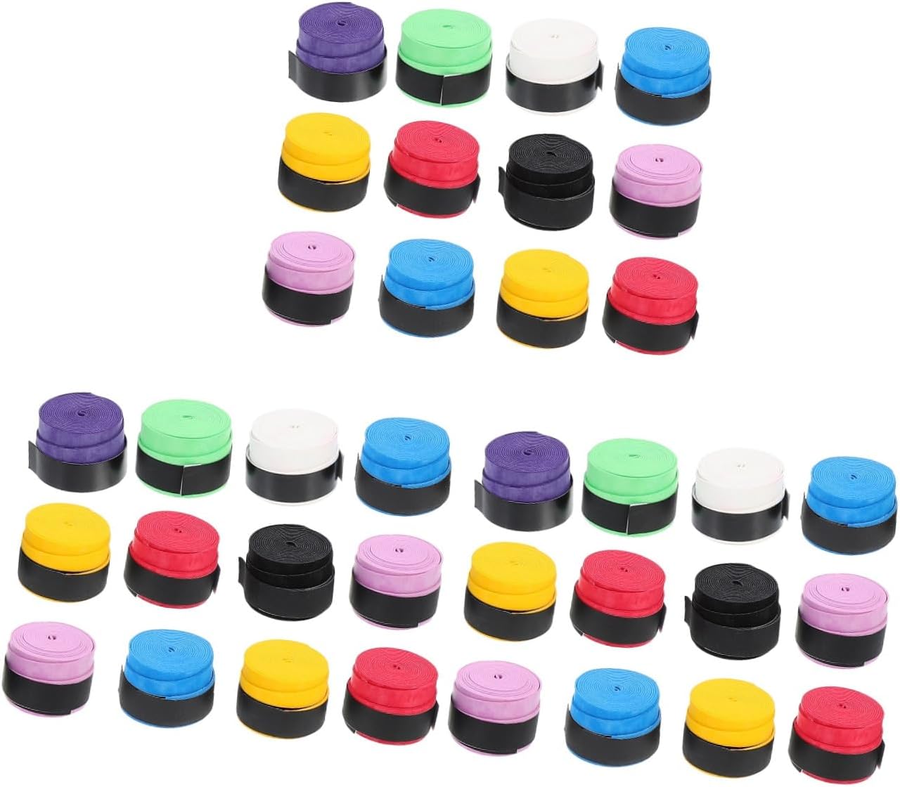 36pcs Tennis Racket Overgrips and Badminton Sweatbands Pu Grip Tape for Enhanced Comfort and Sweat Absorption for and Training Sessions