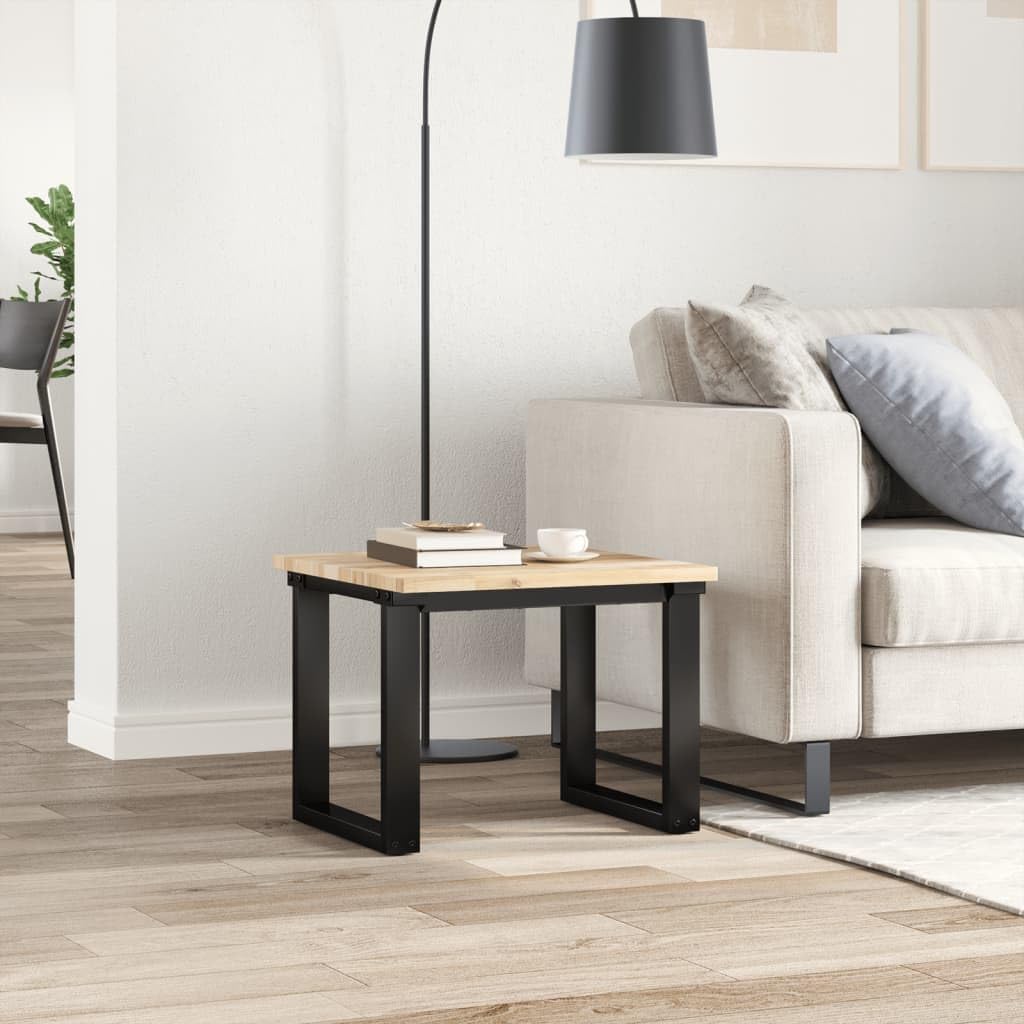 Kwadratowy blat stołu 50 x 50 x 2 cm lite drewno akacjowe