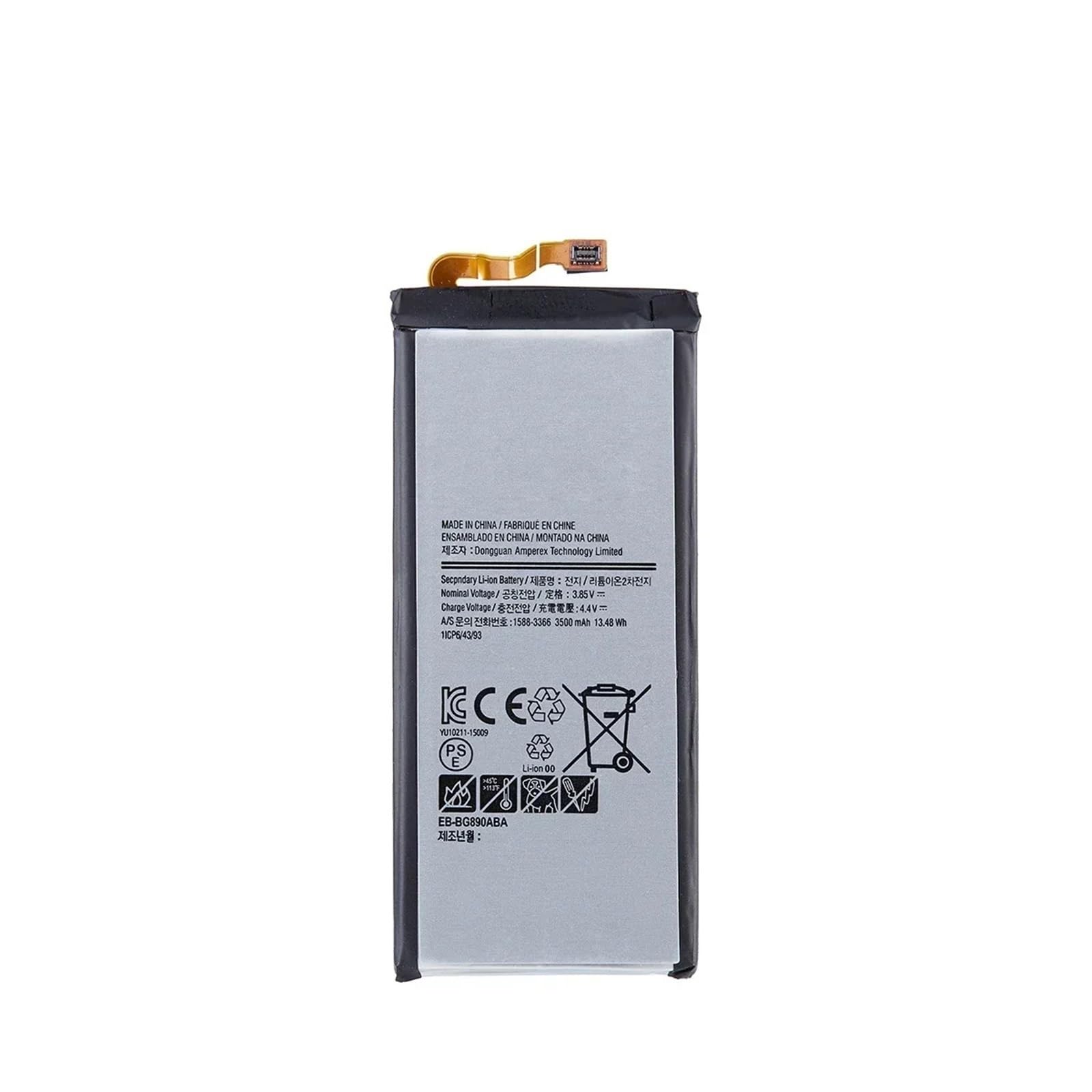 Batteria sostitutiva EB-BG890ABA da 3500 mAh for S6 Active G890A G870A