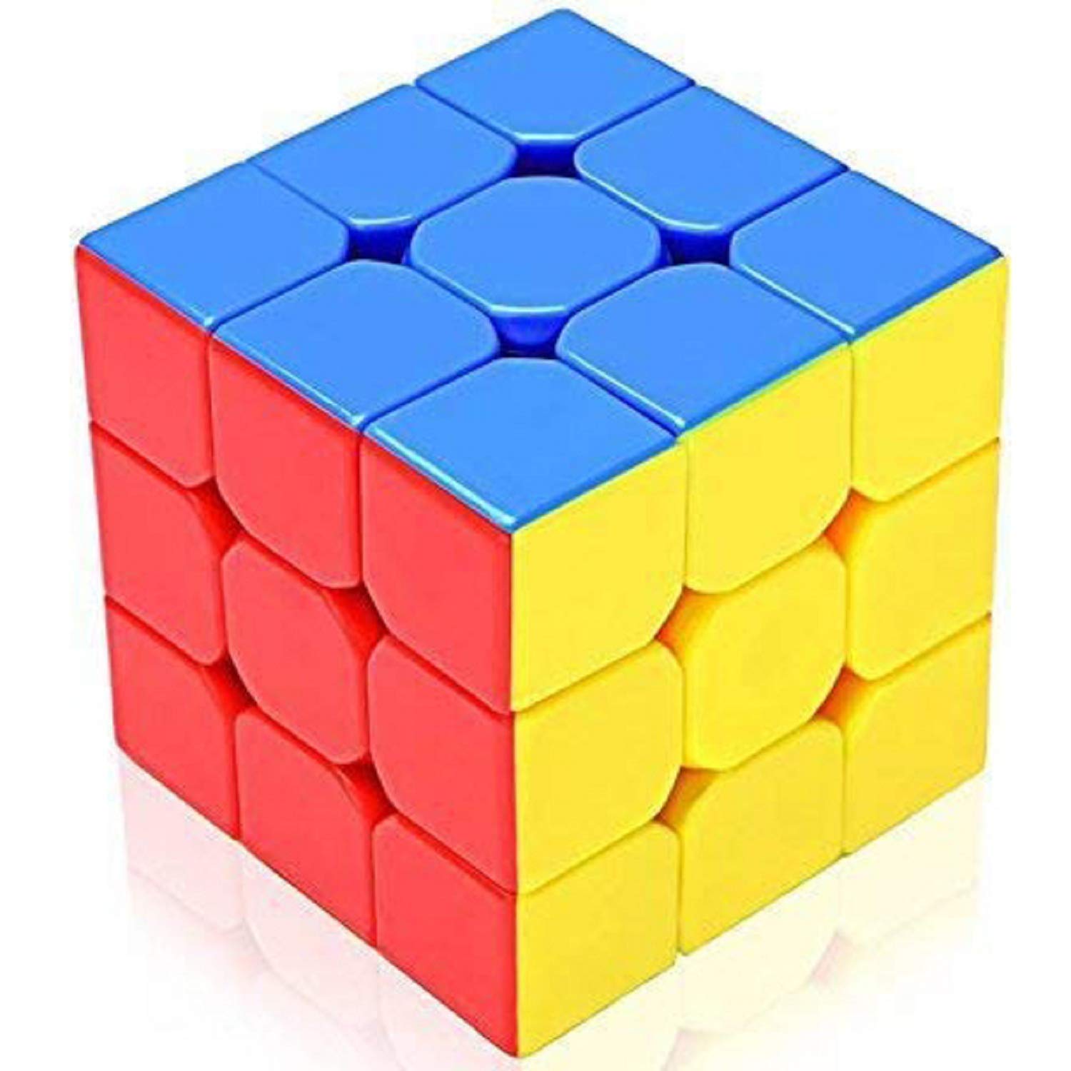 Azeena Magic 3x3 High Speed Cube For Kids & Adults | Puzzle Games | Best Gift For Kid | Stickerless Rubiks | Cube 3x3x3 Toy 5.9Cm For 3 Years & Up | Multi Color Sticker Less, Super Smooth, Smart Cubes (B095KYPF4K) Amazon Price History, Amazon Price Tracker