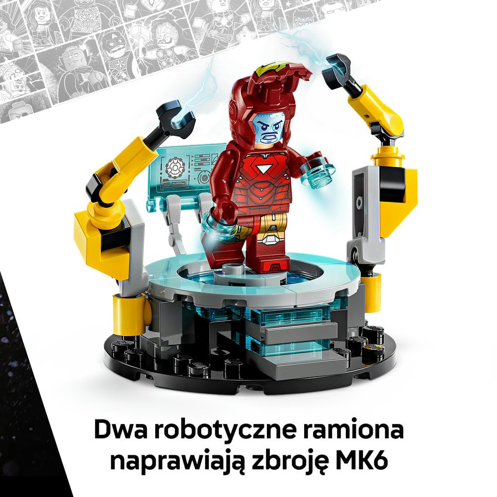 LEGO | Marvel Laboratorium Iron Mana: Zbrojownia 76315