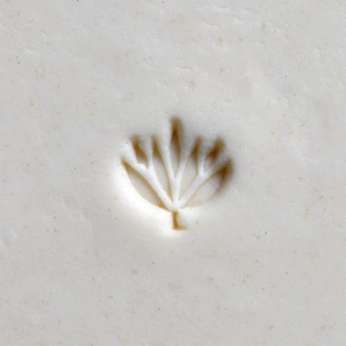 Miniatura 2 de MKM Pottery Tools Sellos 4 sellos decorativos redondos de arcilla para arcilla (Smr-027 Water Lily)