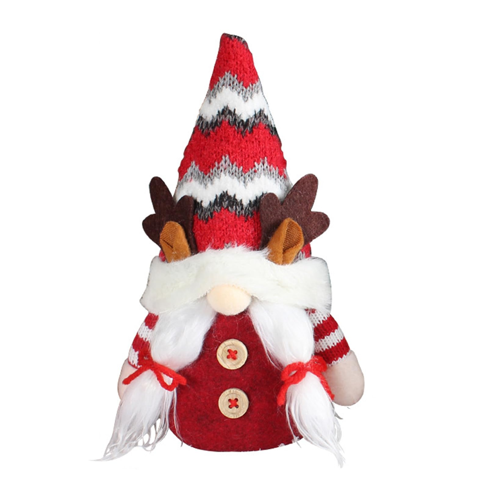 Tsophreniq Christmas Antler Doll Santa Plush Santa Plush Statue Decor Decor Plushie Deer Antler Hat