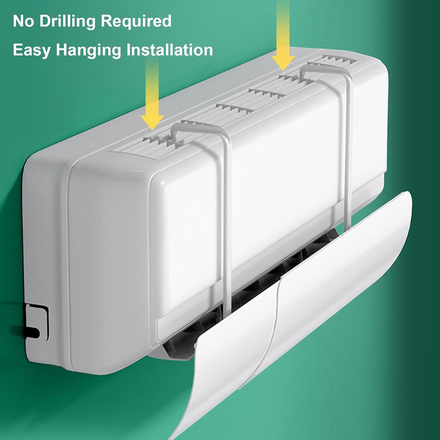180° Adjustable Air Conditioner Deflector, Retractable Ac Vent Deflector - Easy Adjust Between 22"-35", Anti Direct Blowing, All-Season Use