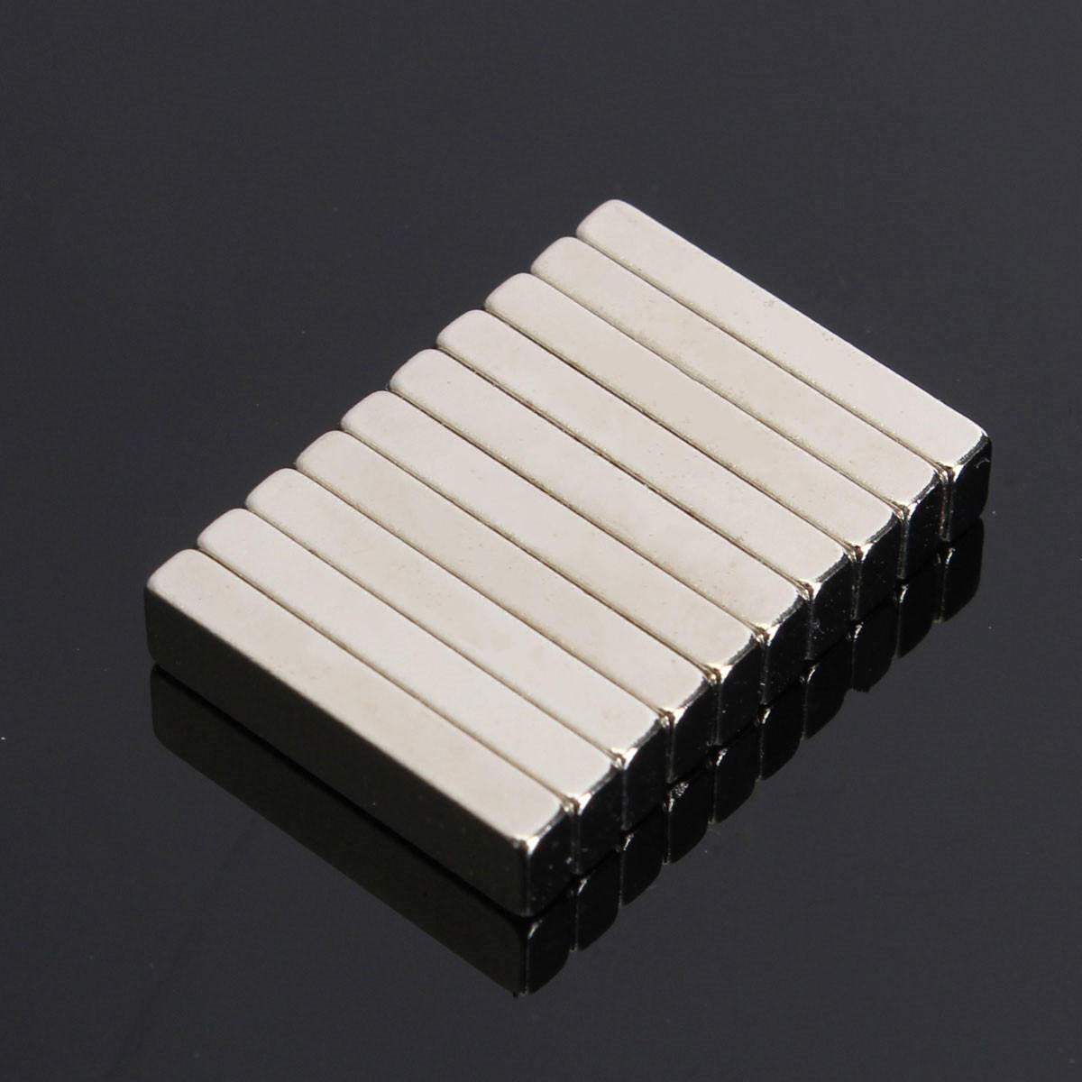10pcs N50 20x5x3mm Strong Block Cuboid Magnets Rare Earth Neodymium Magnets