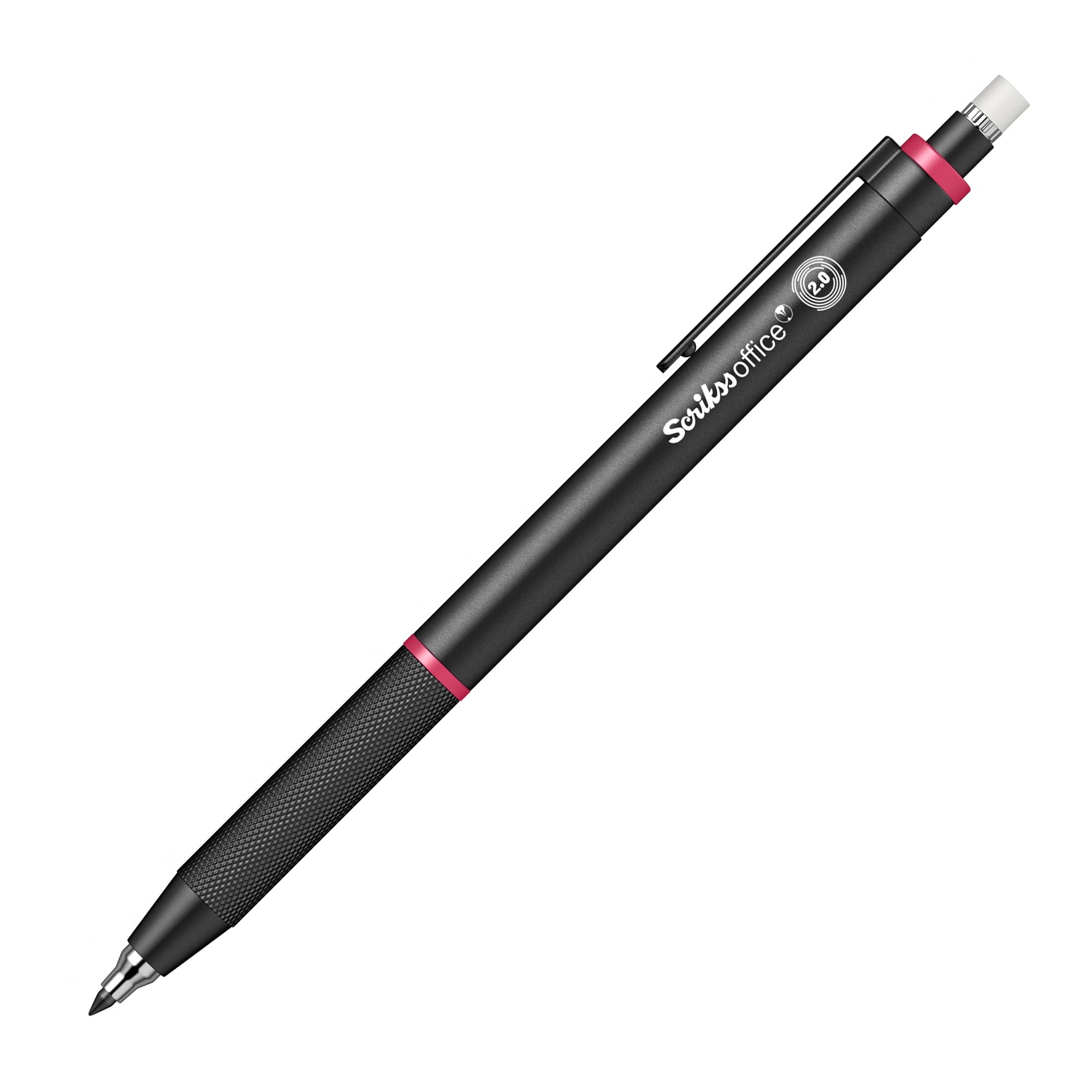 Scrikss Ołówek mechaniczny Twist Black Line BT (różowy, 2,0 mm)