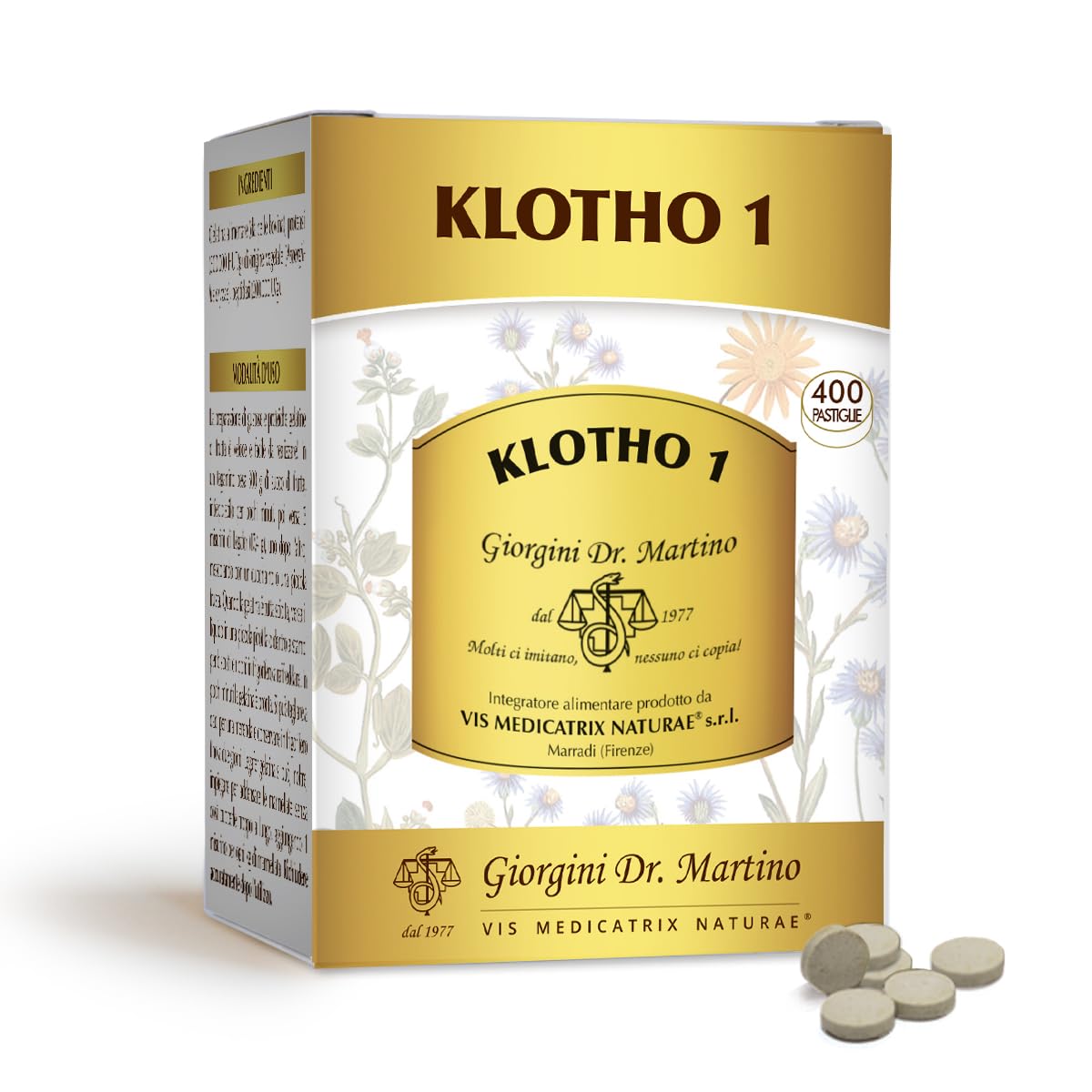 KLOTHO 1 Pastiglie - 200 g (integratore alimentare a base GABA a altri principi vegetali e nutrivi)