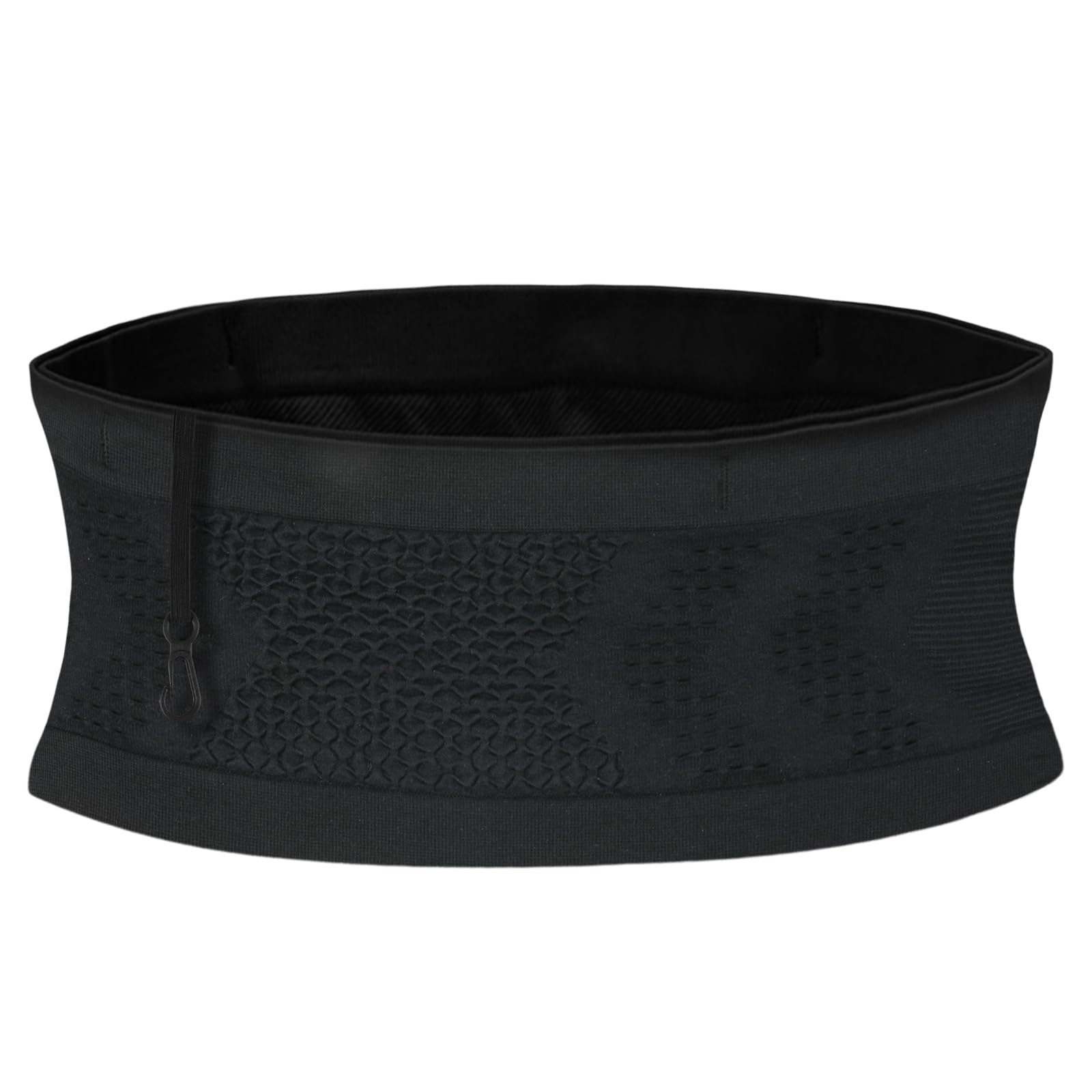 AOOSU Running Belt, Travel Belt Workout Waist Pack for Walking, Hiking, Cycling Suitable for Smartphones, Keys, Money & Cards (Black L)