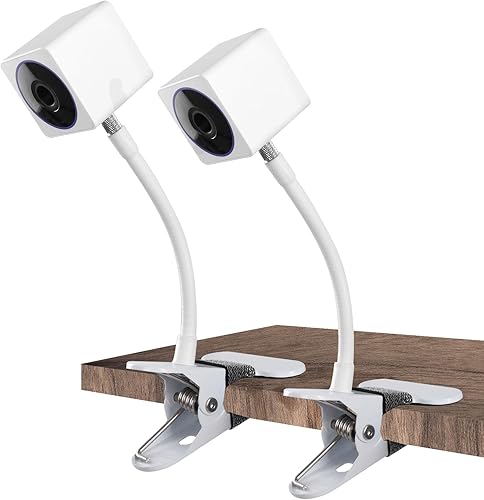 Miniatura 12 de Soporte flexible para cámara Wyze Cam OG/V4/V3/V3 Pro/Pan V3/Pan V2 y más cámaras de seguridad roscadas de 1/4 pulgadas (17.5 pulgadas, 2 unidades)