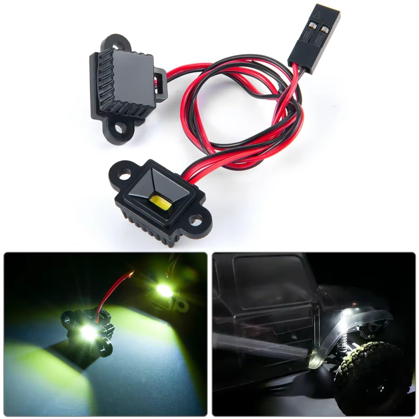 Per Vanquish Products VS4-10 Per Phoenix VPS09007 1/10 Telaio Luce Lampada Faretto RC Auto Parti Aggiornamento Kit Illuminazione Rc