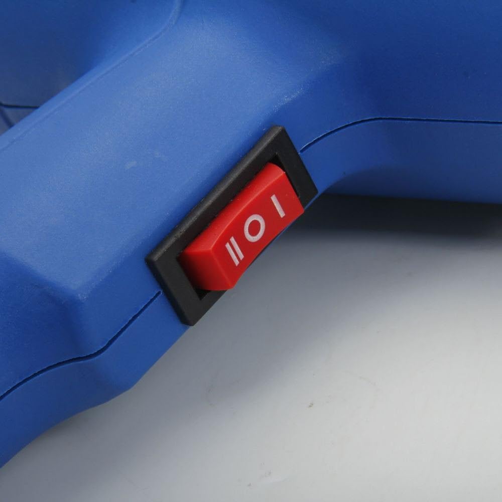 1500W Heat Gun Hot Air Wind Blower Dual Temperature + 4 Nozzles Power Heater :New