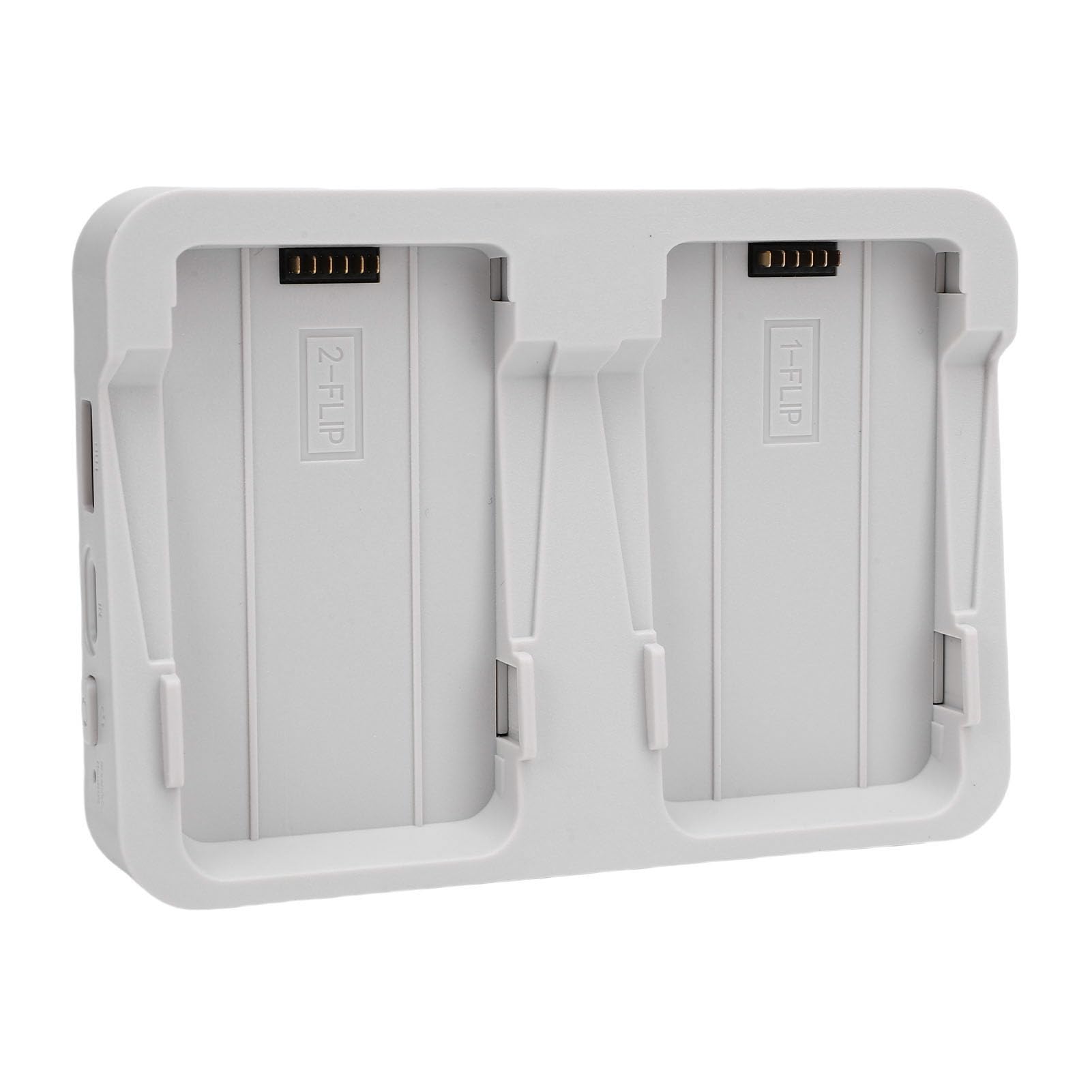 Cryfokt Intelligent Drone Battery Charging Hub with Fast Charge | Supporto per doppie batterie, indicatori di carica LED, funzione power bank USB, gestione della modalità di archiviazione