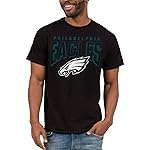 Junk Food Clothing x NFL - Philadelphia Eagles - Bold Logo - Unisex Adult Short Sleeve Fan T-Shirt for Men and Women - Size Medium