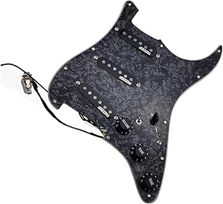 Guitar 7-Way Type Fully Loaded Prewired Pickguard SSS Single Coil Pickups Set Guitar Accessories guitar pickguard pickup (Color : 2)