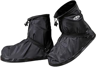 JIANKE Regenüberschuhe Fahrrad Wasserdicht Überschuhe Regen Schuhüberzieher Mehrweg Rutschfest Motorrad Regenschutz Schuhe