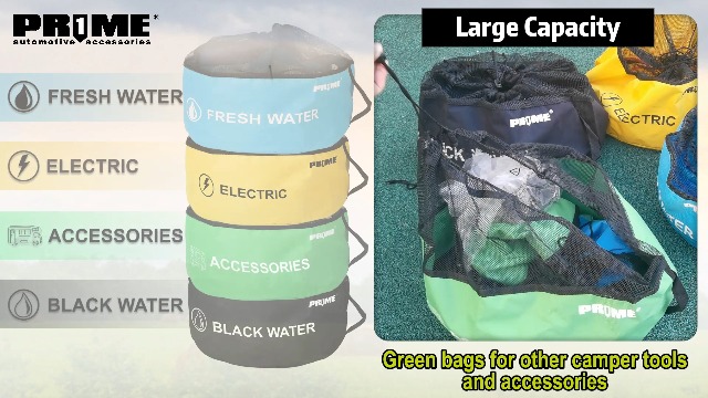 600D RV Hose Storage Bag Oxford Cloth Camper RV Equipment Storage Waterproof