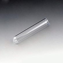 Globe Scientific 117011 Polystyrene Test Tube, 3mL Capacity, 12mm Dia, 55mm Height (Bag of 1000)