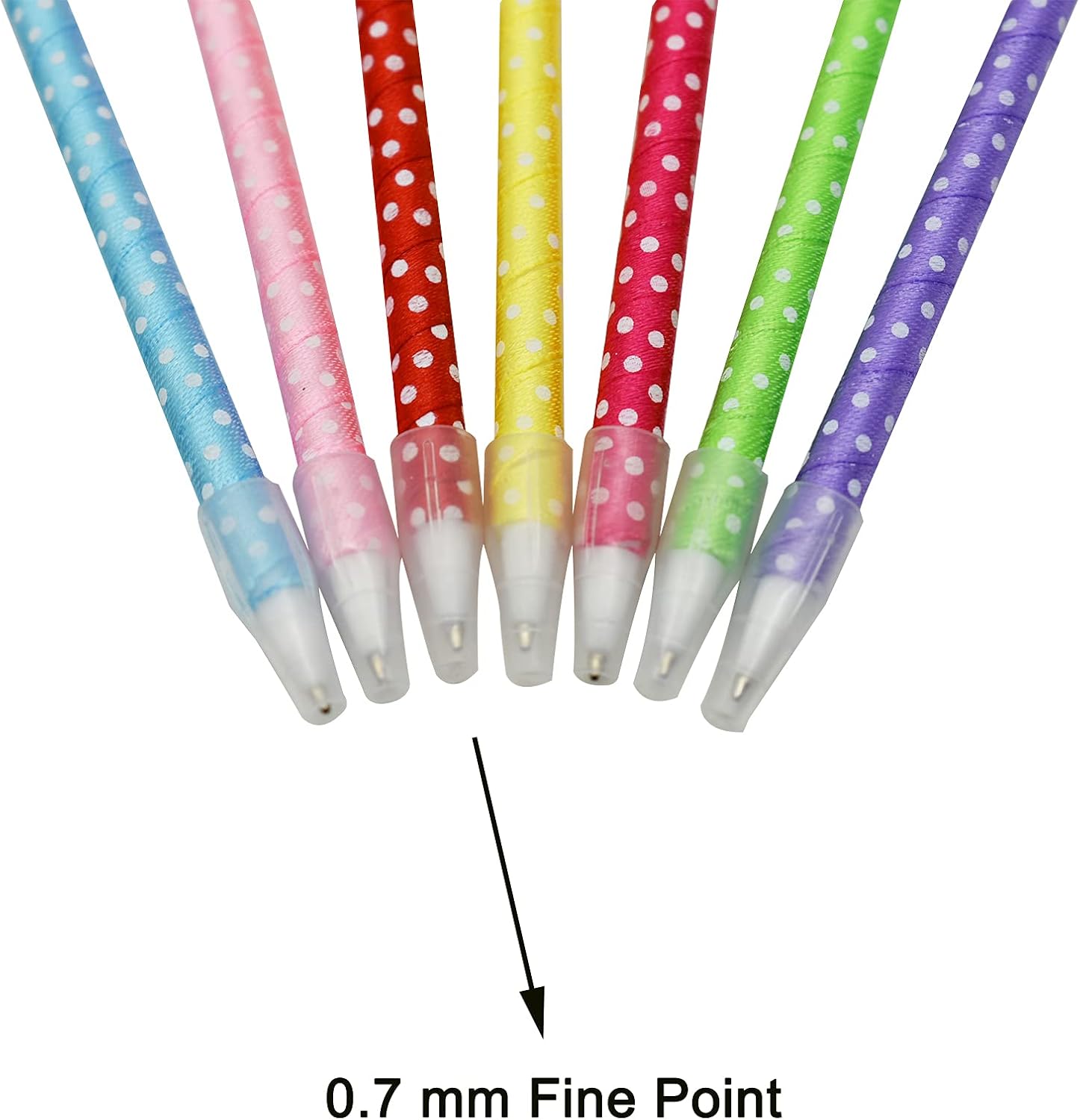 Maydahui 24 PCS Lollipop Shaped Ballpoint Pen Cute Spherical Flat Style Hand-knitted Pens Blue Ink Design for Students Girl School (Pack of 2)