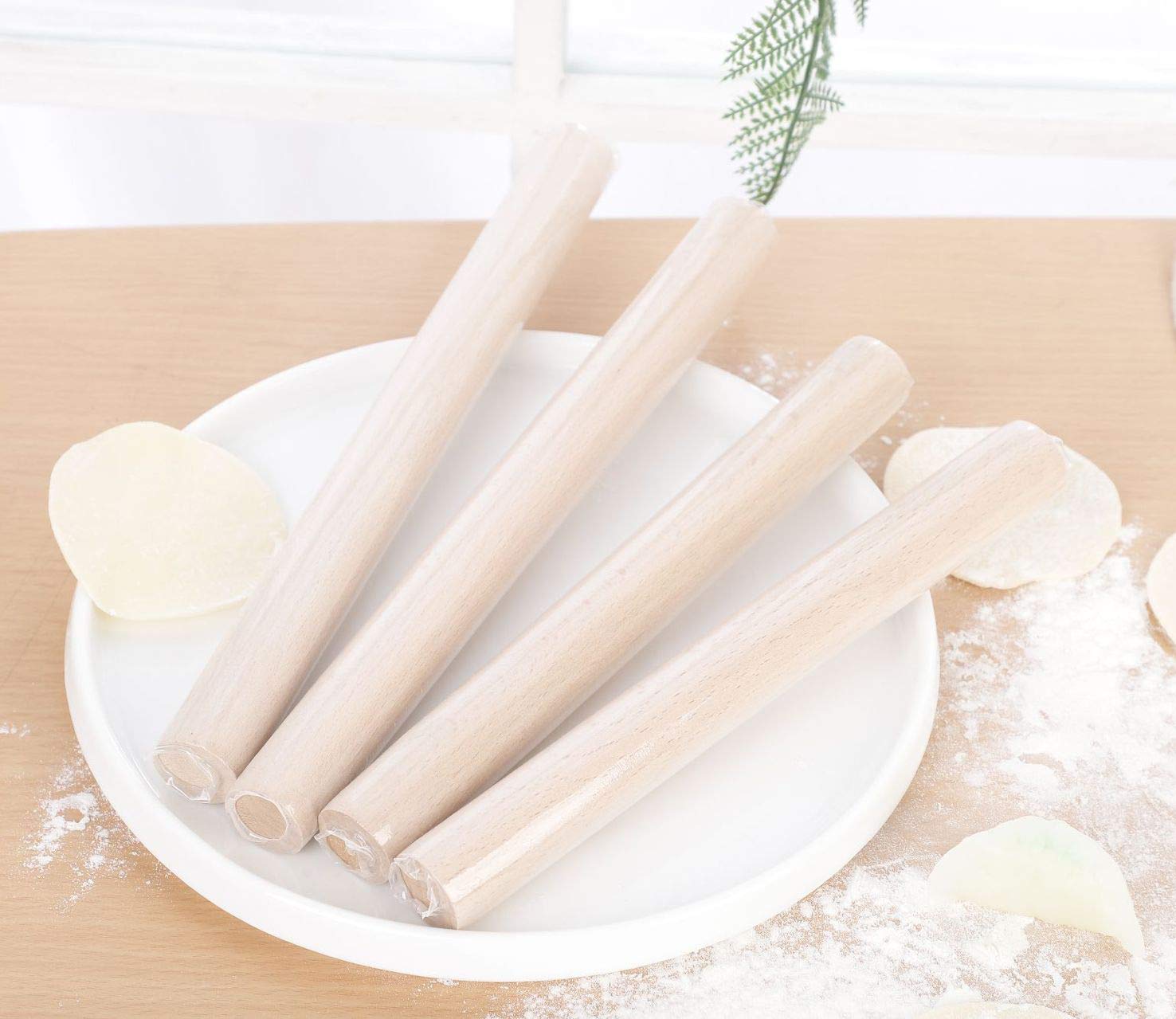 Mattarello Legno 50 Cm Antiaderente - 3 Pezzi Professionale - Foto 9