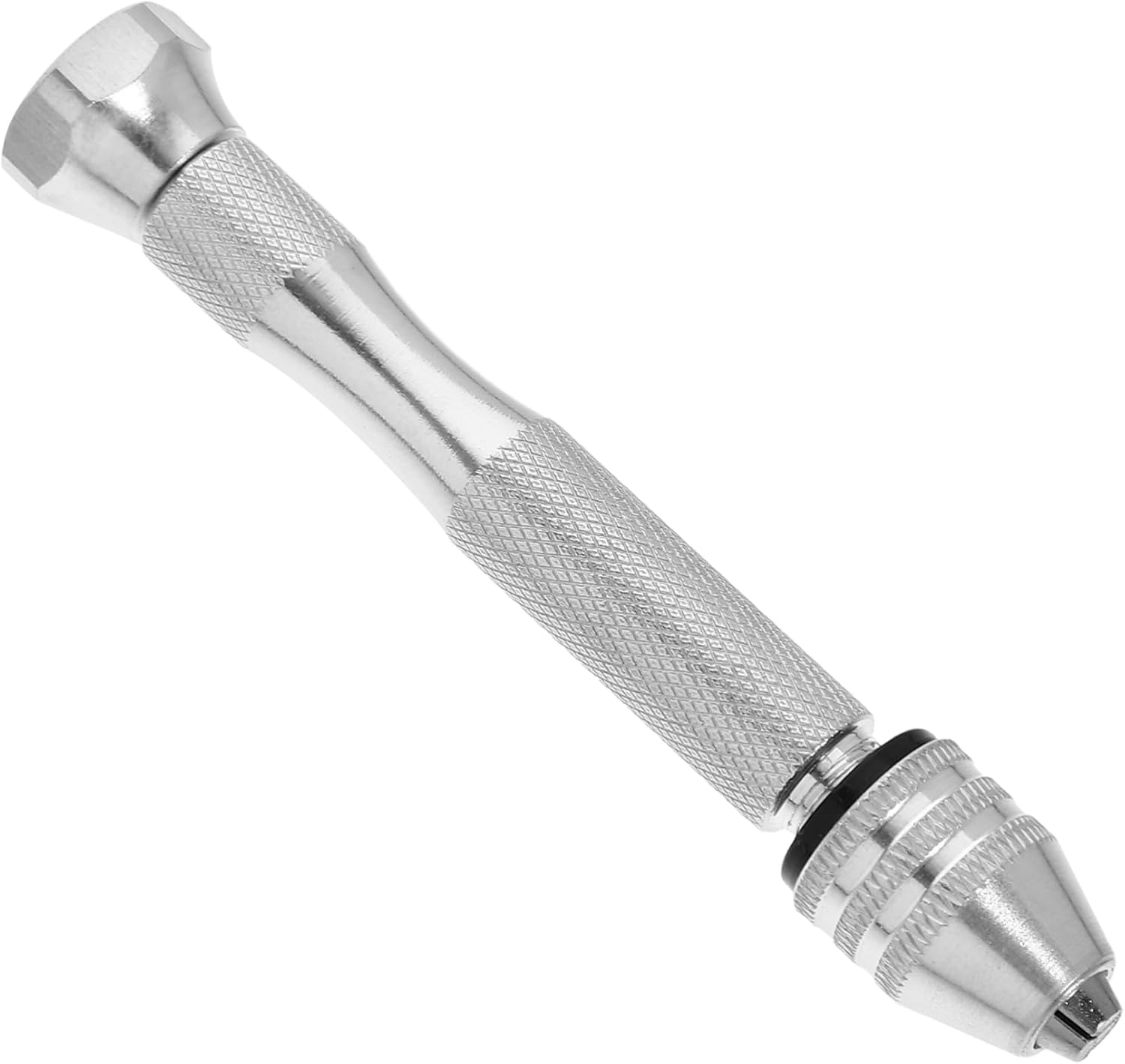 Swivel Head Pin Vise Model Hand Drill Precision Tool for Jewelry Making Walnut Drilling and Watch Repair Sturdy Aluminum Alloy Construction for Crafting and Diy Projects