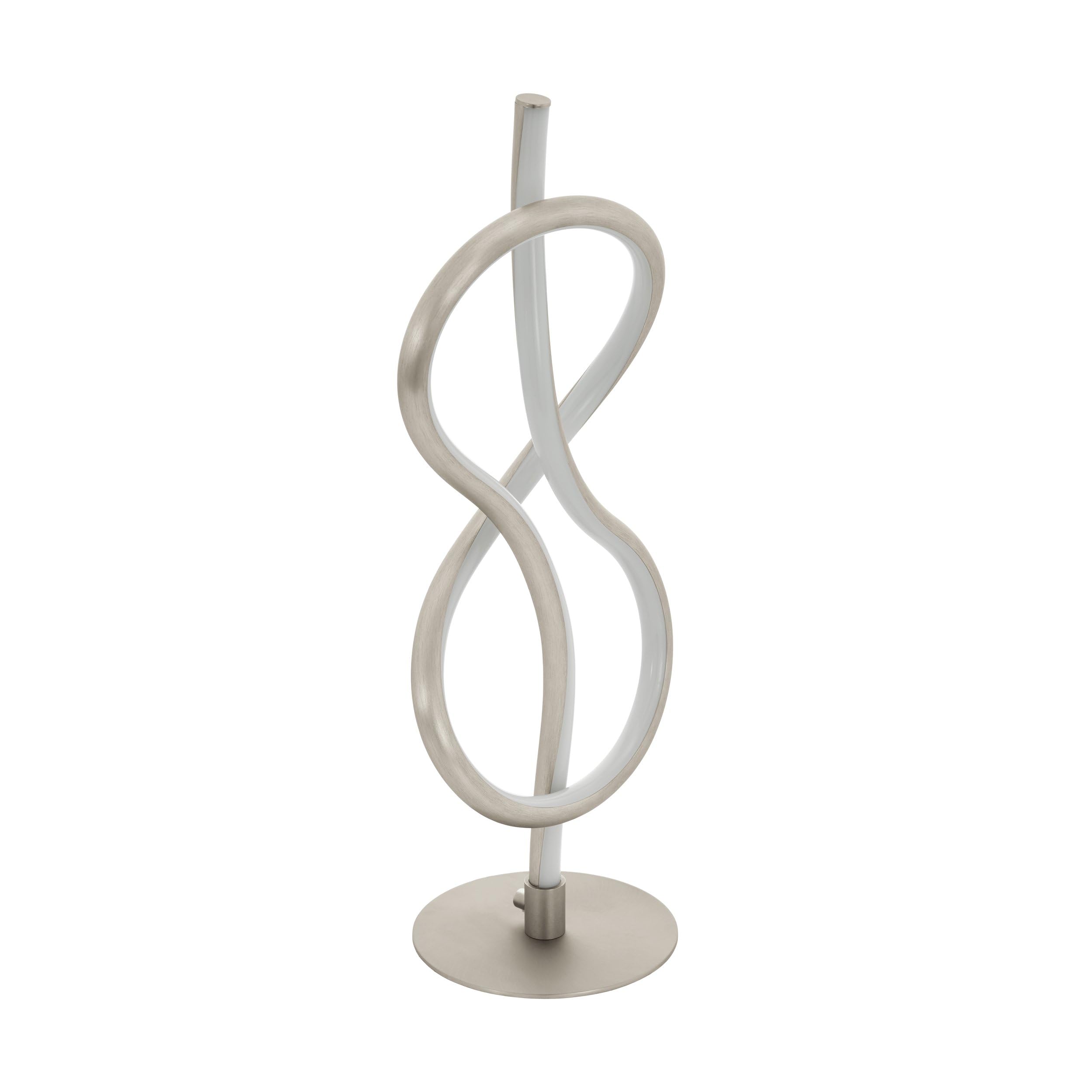 Eglo LED Table lamp Novafeltria, Single-Flame Table Light, Bedside lamp Made of Steel, Aluminium and Plastic