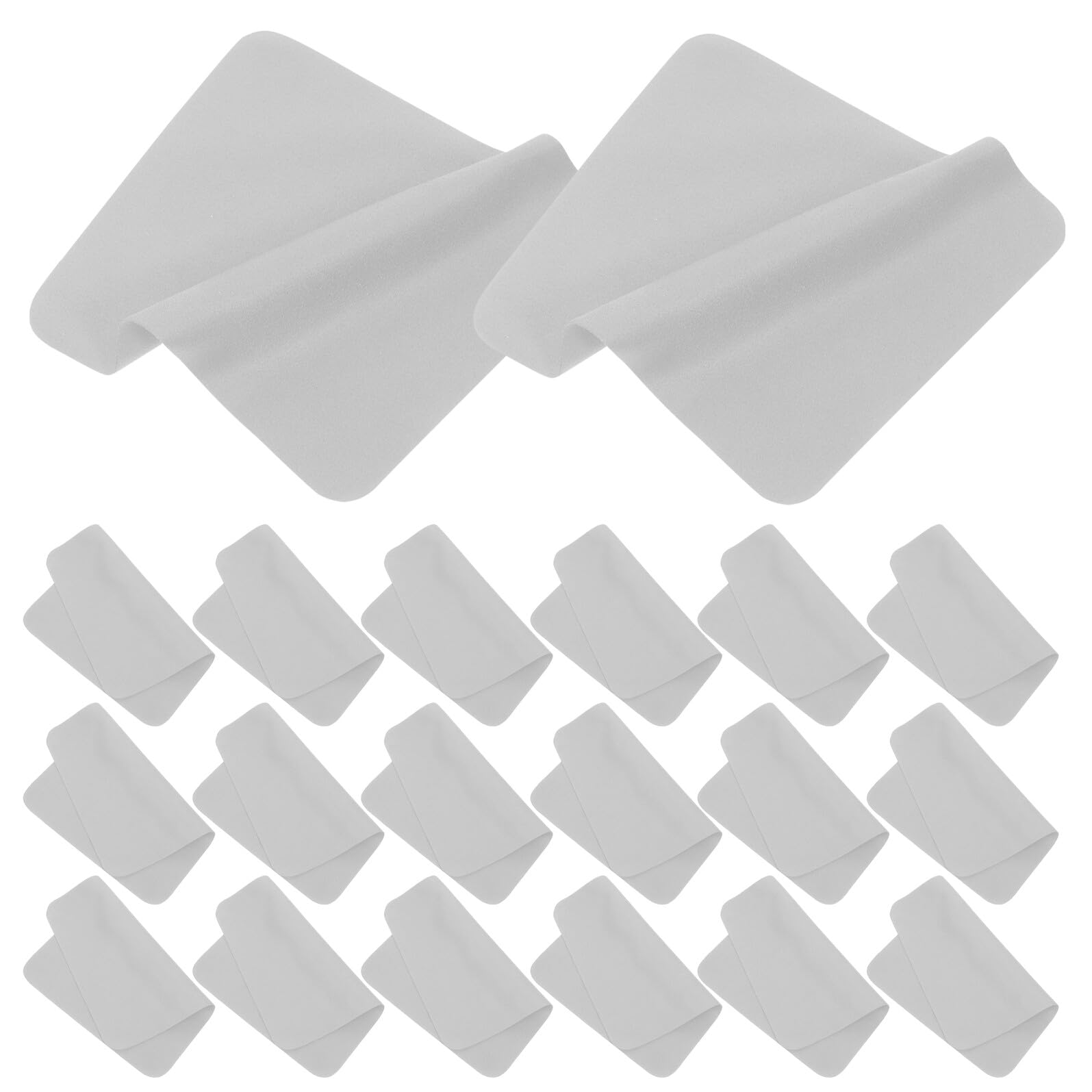 VICASKY 100 Pièces Lot de Lingettes Microfibre Ultra-douces pour Nettoyage Écrans et Lunettes Double Face Douce Chiffons Microfibre pour Lunettes Tablettes Caméras et Ordinateurs Portables