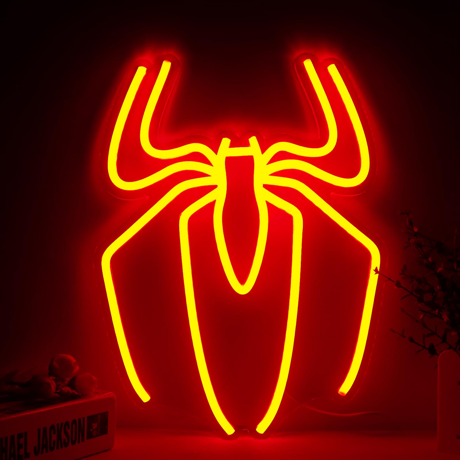 ネオンサイン　スパイダーマン　LED ライト　アメコミ　おしゃれ　かわいい ネオンサイン スパイダーマン LED ライト インテリア雑貨