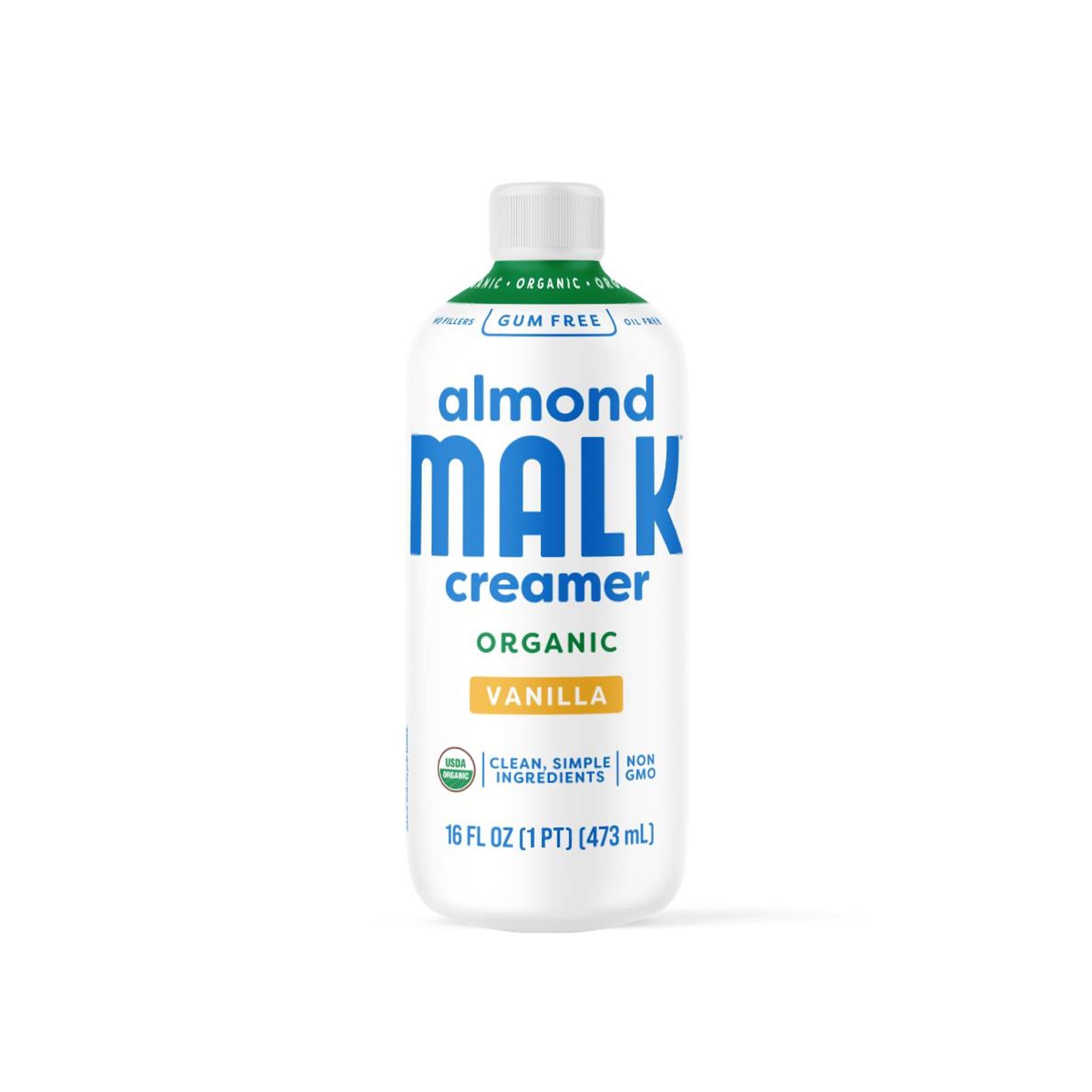 Malk Organic Vanilla Almond Creamer 16 Fz